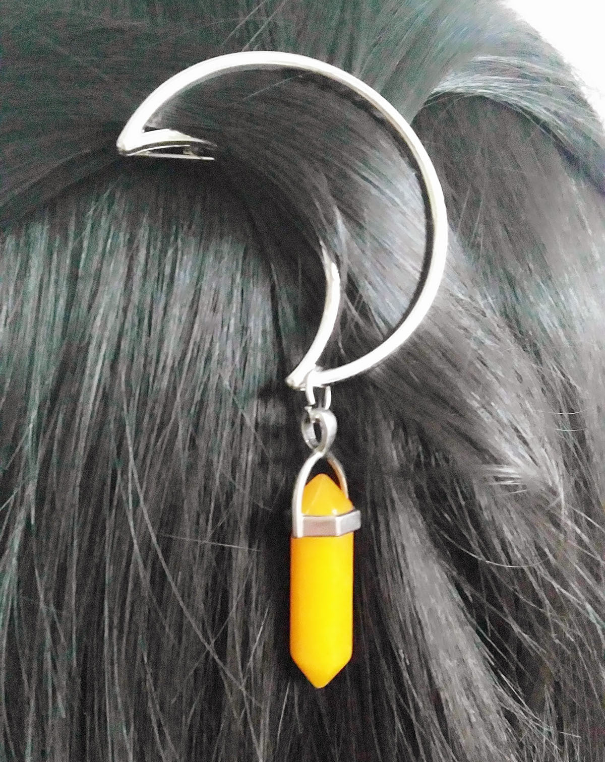 Moon hexagonal hairpin 1634423531647