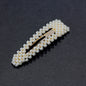Flower Pearl Rhinestone Hair Clip female one character clip 163547005638
