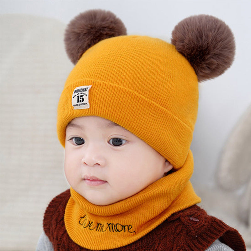 Children's wool hat in autumn and winter 1636020579801
