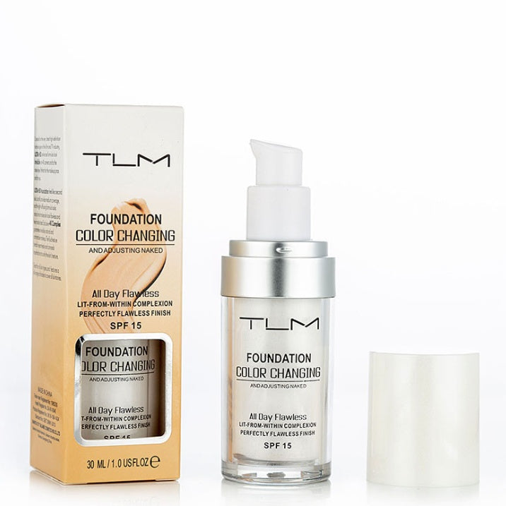Temperature Liquid Foundation Concealer Portable Natural Color  Makeup Foundation BB Concealer 16398536553111