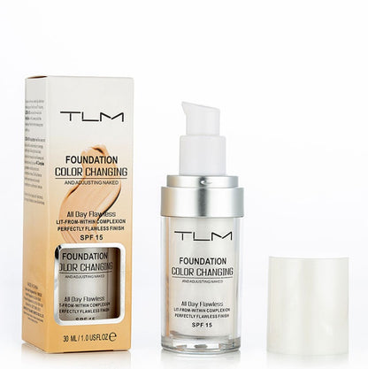 Temperature Liquid Foundation Concealer Portable Natural Color  Makeup Foundation BB Concealer 16398536553111
