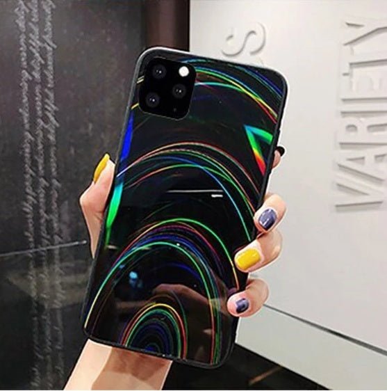Rainbow Mirror Soft Case Phone Case 1640462711741