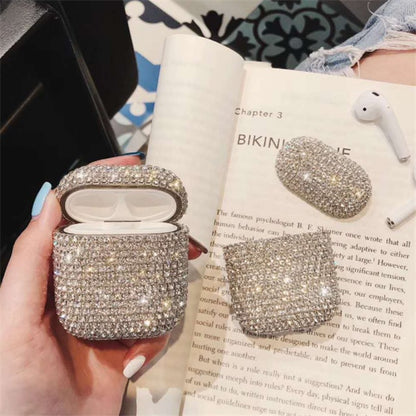 Compatible with Apple, Headphone rhinestone case 164440519813