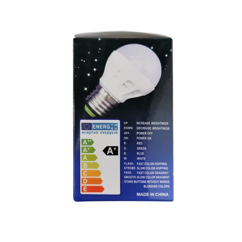 Colorful led bulb light rgb 3w bulb full color bulb 1644590933253