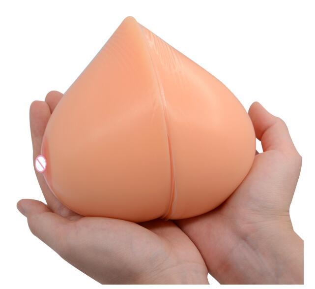 Water drop type CD dressing breast milk pseudonym coser fake breast silicone fake chest for men and women to increase fake mi