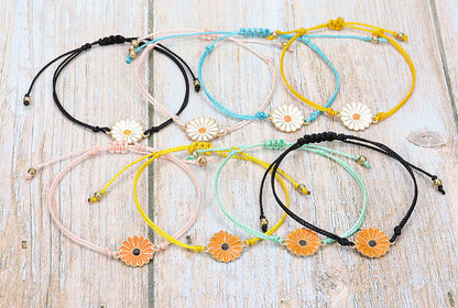 Woven Sunflower Bracelet 1648580011344