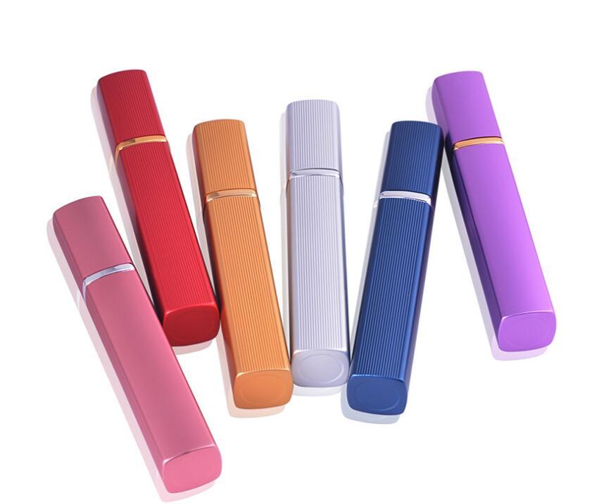 12ML Aluminum Perfume Tube Aluminum Tube Perfume Bottle Glass Bottle Empty Bottle Lipstick Type Perfume Bottled Square - HD Wireless Product #5