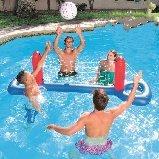 Giant Inflatable Pool Toy Volleyball Football Ball Game Swimming Game Toys Air Mattresses Large Floating Island Boat Toy Part
