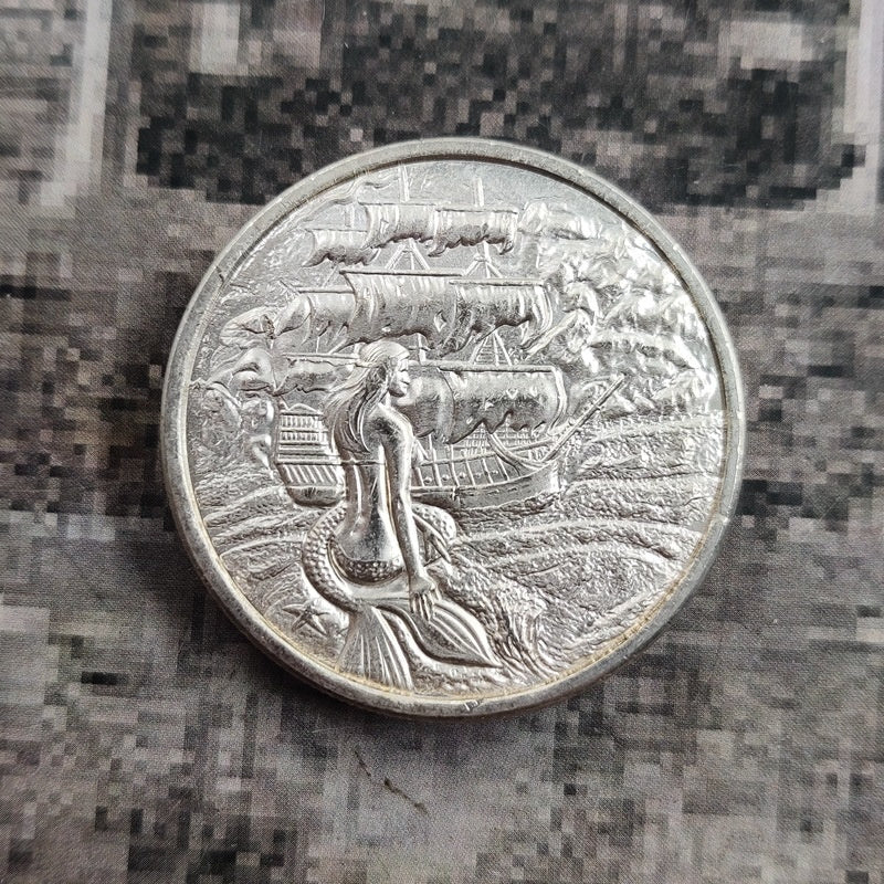 American Pirate 7 Series Morgan Siren Skull Commemorative Coin Factory