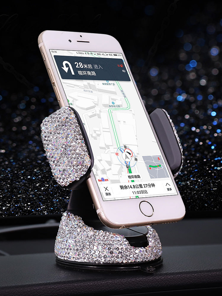 Crystal Rhinestones Phone Holder - 图片 3