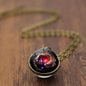 Nebula Galaxy Double Sided Pendant Necklace 1661609111997