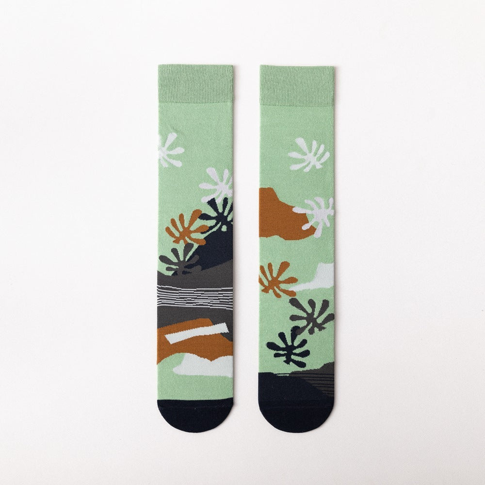 Pile socks AB asymmetric socks 16626785542512