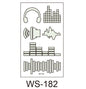 Night light Tattoo Sticker nightclub music party sticker birthday party night music shining cool face sticker