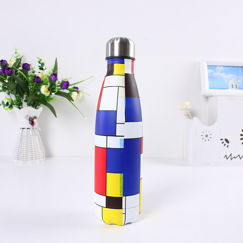 Vacuum Stainless Steel Cola Bottle Heat Preservation Portable Sports Water Cup 1667121111565