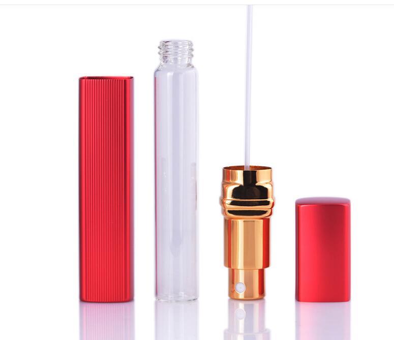 12ML Aluminum Perfume Tube Aluminum Tube Perfume Bottle Glass Bottle Empty Bottle Lipstick Type Perfume Bottled Square - HD Wireless Product #3