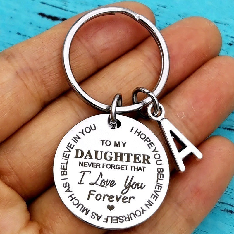 Stainless Steel Keychain Tag 30mm With Letters 166ca478 d911 4adf 89a2 becf5b9c97c8