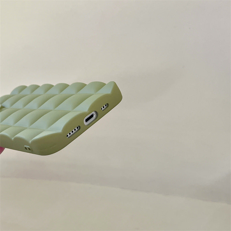 Solid Color Plaid Olive Green Applicable Phone Case 166e7c61 a160 432e 8f5c 92e34e753f42