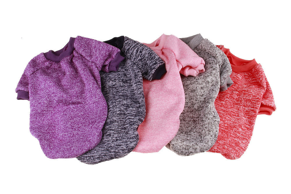 Colorful pet clothes pet two-legged sweater 1670465944350