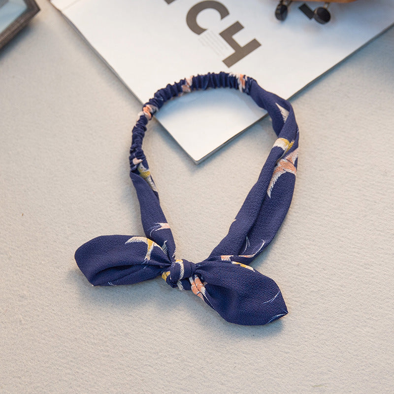 Big bow tie bunny ears headband 1675628802462