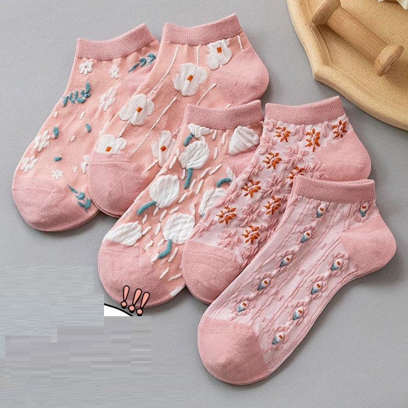 Harajuku Retro Embroidery Spring Kawaii Cute Socks 167f4f37 b406 4346 98a7 8658a64c139d