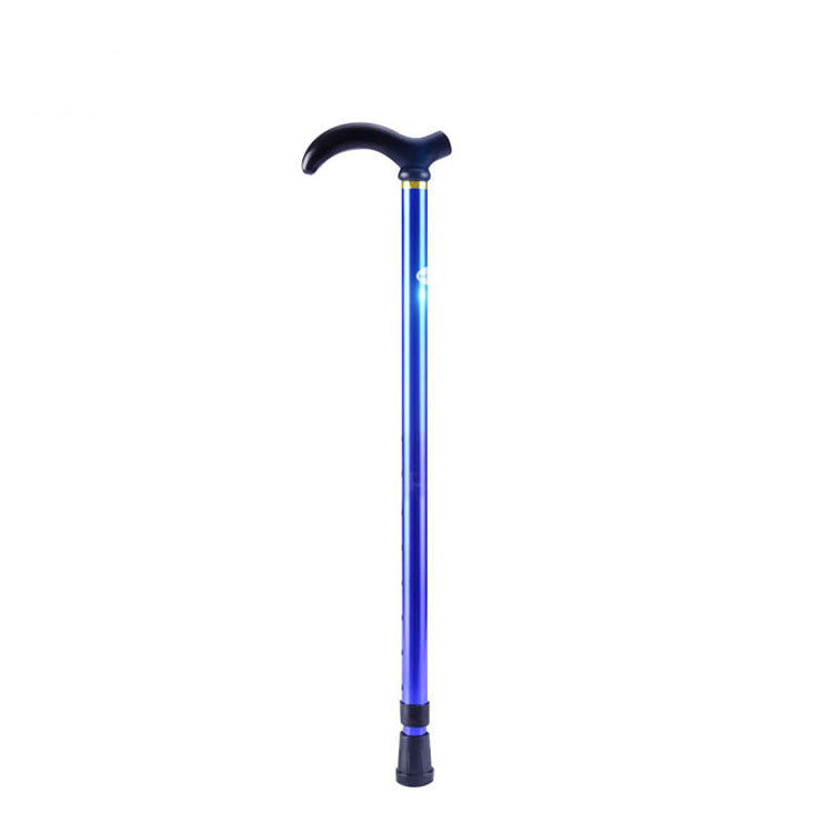 Telescopic Walking Stick Cane Hiking Rubber Tips 6 Grade Alpenstock for Elderly Aluminium Body Climbing Equipment 16815635545