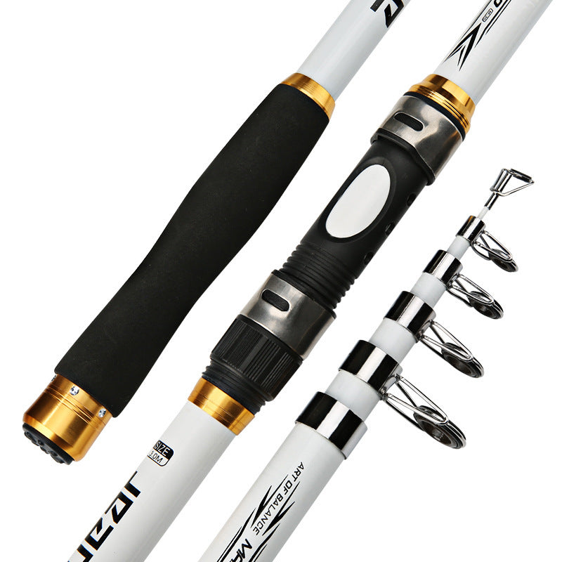 2.1M -3.6M Carp Fishing Rod Feeder Hard FRP Carbon Fiber Telescopic Fishing Rod Fishing Pole - HD Wireless Product #1