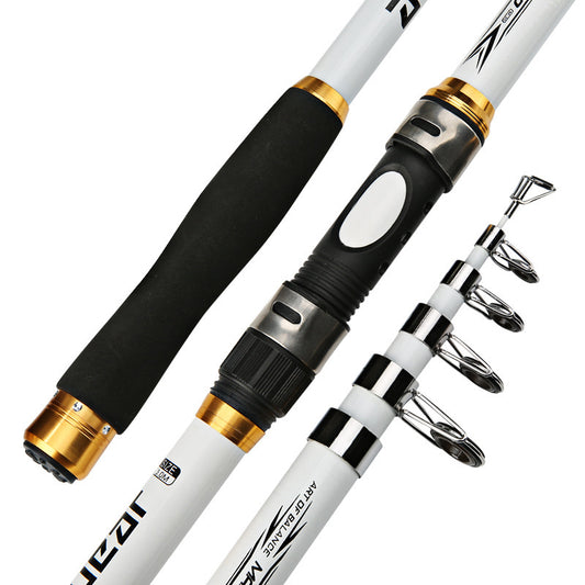 2.1M -3.6M Carp Fishing Rod Feeder Hard FRP Carbon Fiber Telescopic Fishing Rod Fishing Pole - HD Wireless Product #1