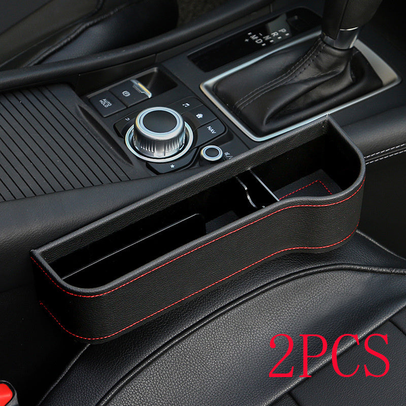 PU Car Organizer Seat Gap Storage Box Car Seat Side Slit for Wallet Phone Coins Cigarette Keys Cards Car Accessories 16819887
