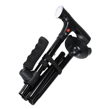 Foldable Crutch Foldable Adjustable Lightweight Aluminum Offset Walking Stick 16822870042239