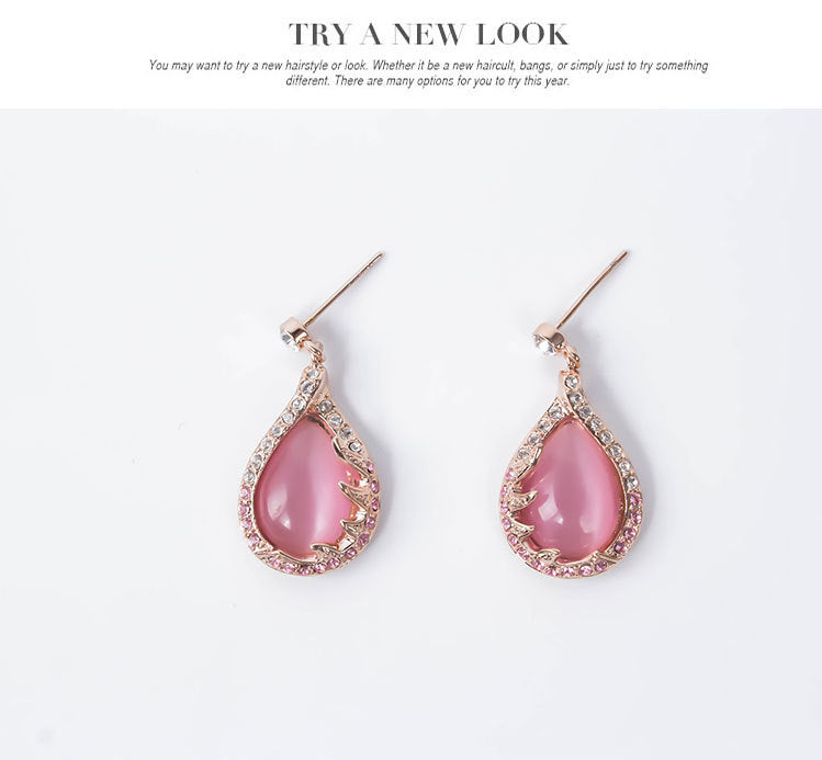 new fashion European and American bride necklace earrings two sets of ladies crystal jewelry set 1683271684655