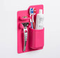 Multi-functional Silicone Toothbrush Holder Mighty Wall Mirror Suction Toothpaste Storage Holder Bathroom Organizer For Showe