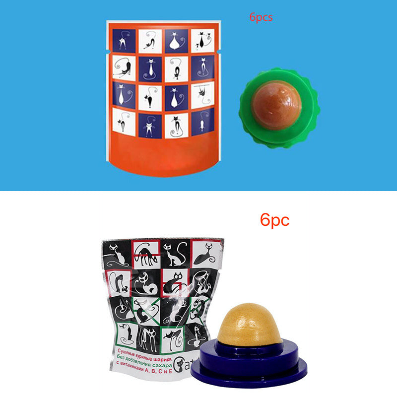 Pet Cat Sugar Energy Ball Lick Toys Catnip 168561654276