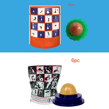 Pet Cat Sugar Energy Ball Lick Toys Catnip 168561654276