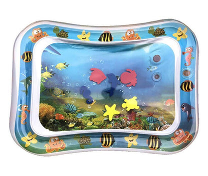 Baby Inflatable Water Mat, Infants Summer Beach Water Mat Patted Pad Water Cushion For Infants Toddlers Summer Activity Play 