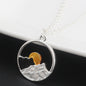 Valentine's Day Gift Sunrise Sunset Mountains Necklace Pendant 16909662 4c4d 4e51 886a dff001bc81fd