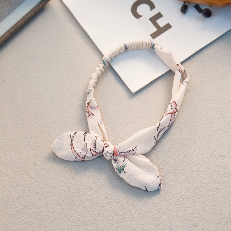 Big bow tie bunny ears headband 1691455581003