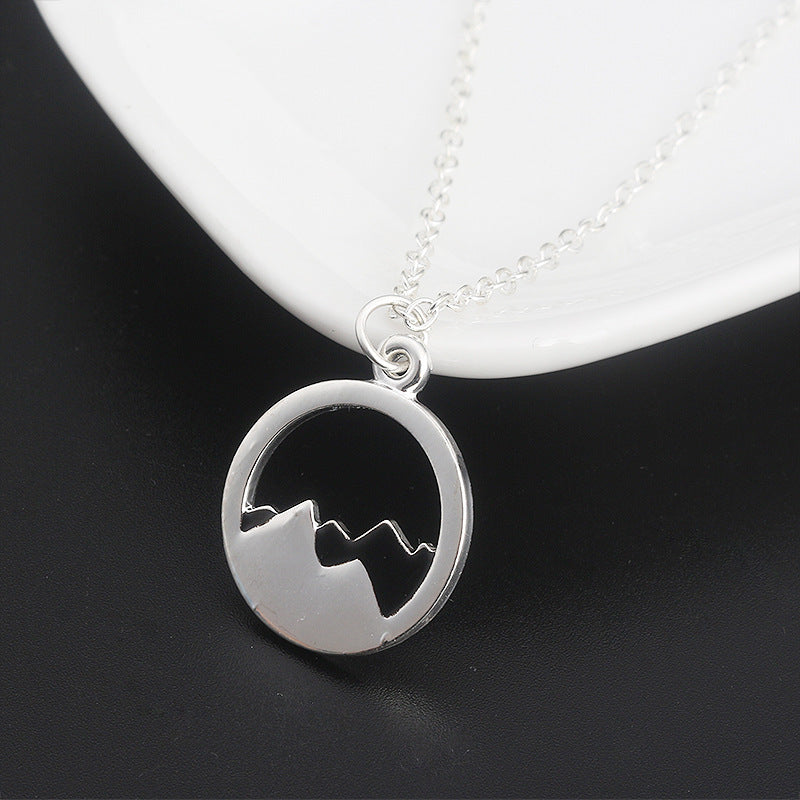 Valentine's Day Gift Sunrise Sunset Mountains Necklace Pendant 16922574 0a48 407c b26c b6838ed5a830