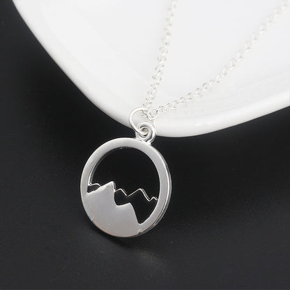 Valentine's Day Gift Sunrise Sunset Mountains Necklace Pendant 16922574 0a48 407c b26c b6838ed5a830