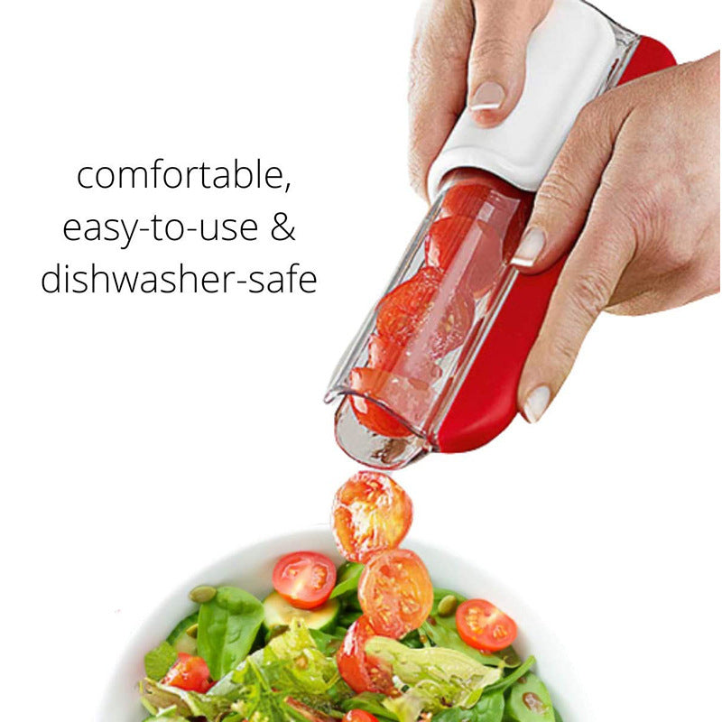 Tomato Chip Slicer Vegetable Fruit Zip Slicer Knife Grape Cutter Chopper Multifunctional Kitchen Tools 16957667472660