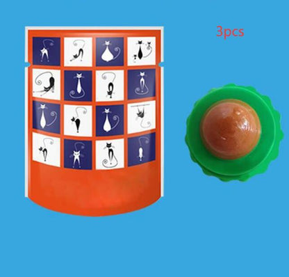 Pet Cat Sugar Energy Ball Lick Toys Catnip 1696774071044
