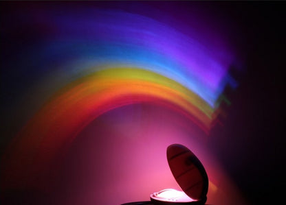 Novelty LED Romantic Sky Rainbow Colorful Projection Night Light 1697562444163