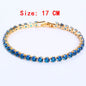 Row drilled zircon bracelet bracelet 1698666752367