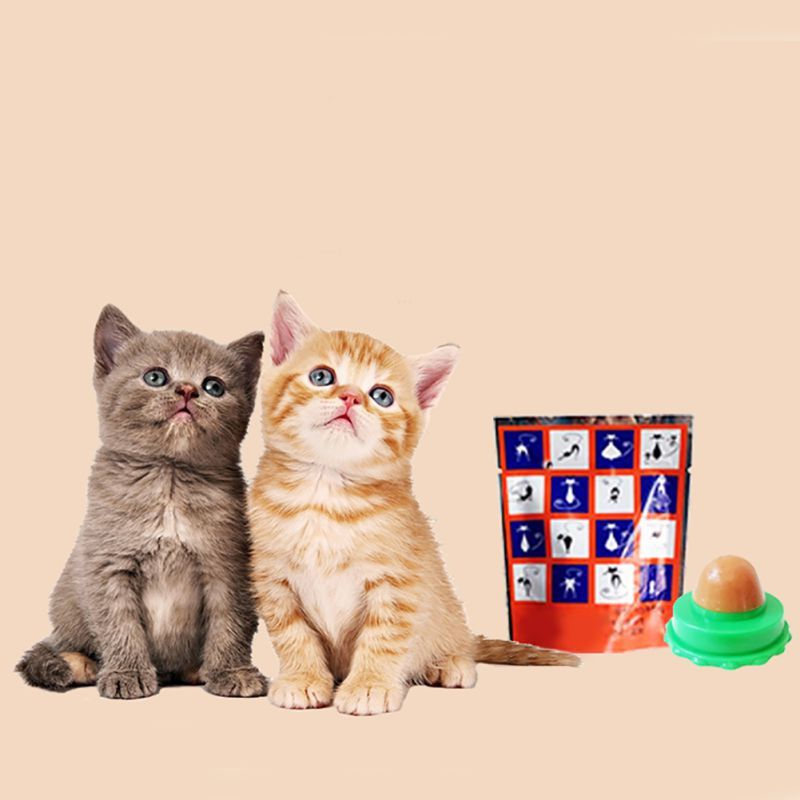 Pet Cat Sugar Energy Ball Lick Toys Catnip 1699730819745