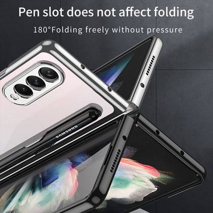 Mobile Phone Case Folding All-inclusive Electroplating Transparent Anti-drop 16a97ce2 de0d 4026 b343 afc2ec123c11