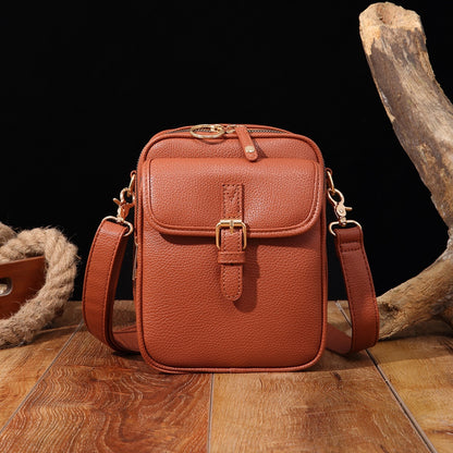 Unisex Vintage Large Capacity Messenger Bag Storage Bag  With 10 Card Inserts Casual Backpack Women's Bag Retro Backpack Larg