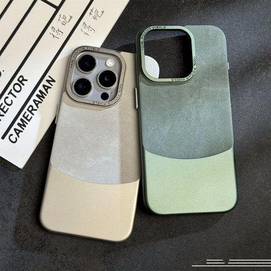 Flannel Fabric Color Matching Suitable For 15Promax Phone Case Electroplating Hard Shell 16e29354 d7da 4a87 adec b6123a4ebb89