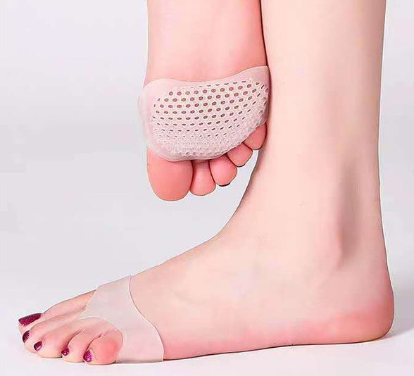 Silicone Forefoot Pads Forefoot Half Yard Insoles Pads Invisible High Heel Shoes Slip Resistant Pads Pain Relief Foot Care To