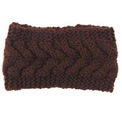 Women's Twist Needle Knitting Female Warm Crochet Wool Headband 1707ff55 431c 45fe 9813 13fad92e4b1f
