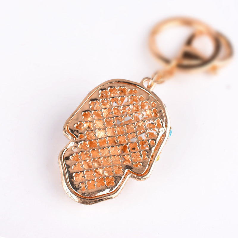 Creative Diamond Skull Metal Keychain Fashion 170a1808 deb6 4ea7 a82a 8b94bf848f99