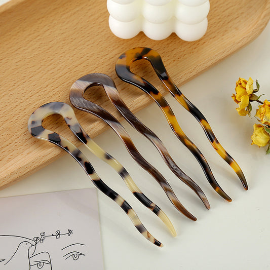 Acetate U-shaped Twist Hairpin Simple 1712287124478365696